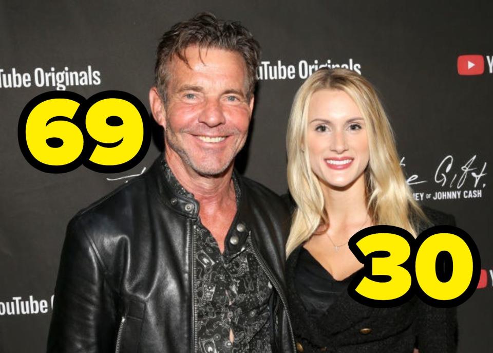 Dennis Quaid and Laura Savoie