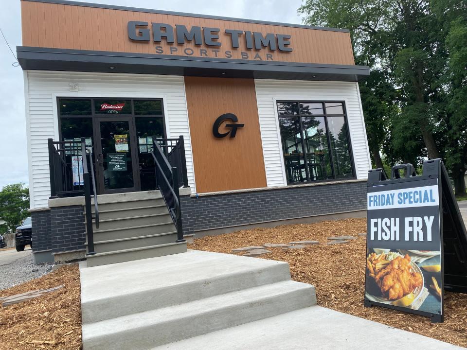 Located near EAA AirVenture in Oshkosh, Game Time serves a Friday fish fry with a housemade beer batter.