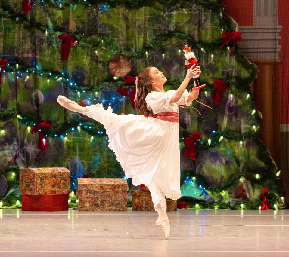 Maddie Jacobs as Clara in Alabama River Region Ballet's "The Nutcracker."