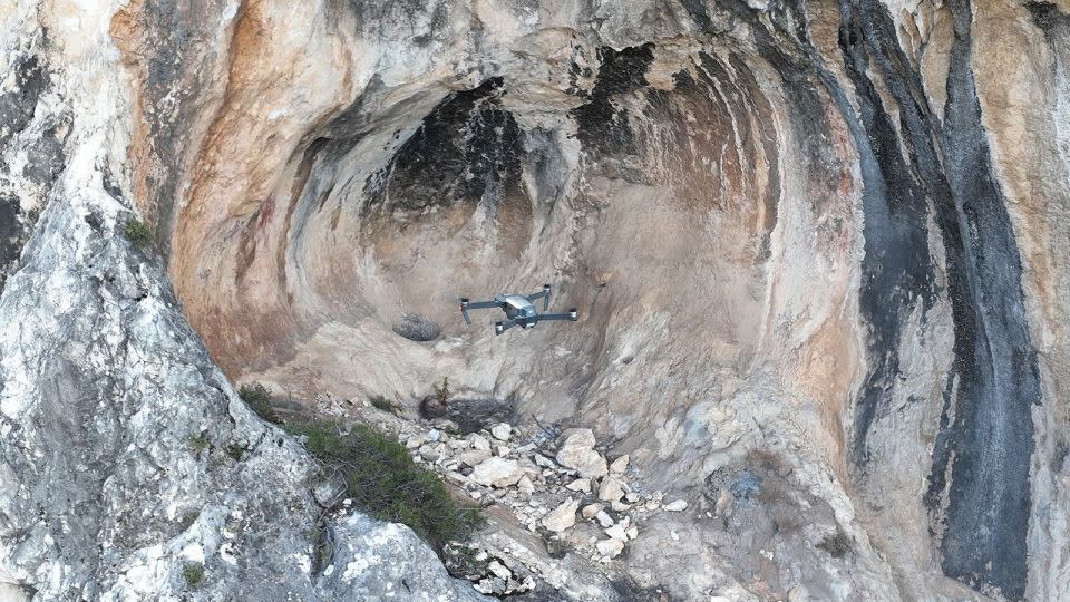 Drones gave a front-row seat to new cave paintings. - Courtesy Javi Molina