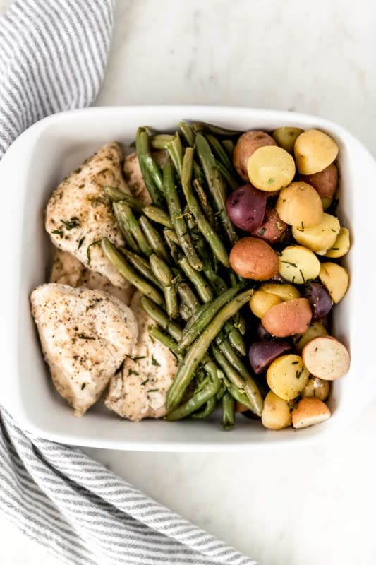 <p>Simply LaKita</p><p>Instant Pot Chicken and Potatoes with Green Beans is a complete meal ready in minutes. It is loaded with flavor, comforting, and delicious. Try it for your next meal!</p><p><strong>Get the recipe: <a href="https://www.simplylakita.com/instant-pot-chicken-potatoes-green-beans/" rel="nofollow noopener" target="_blank" data-ylk="slk:Instant Pot Chicken and Potatoes with Green Beans;elm:context_link;itc:0;sec:content-canvas" class="link ">Instant Pot Chicken and Potatoes with Green Beans</a></strong></p>