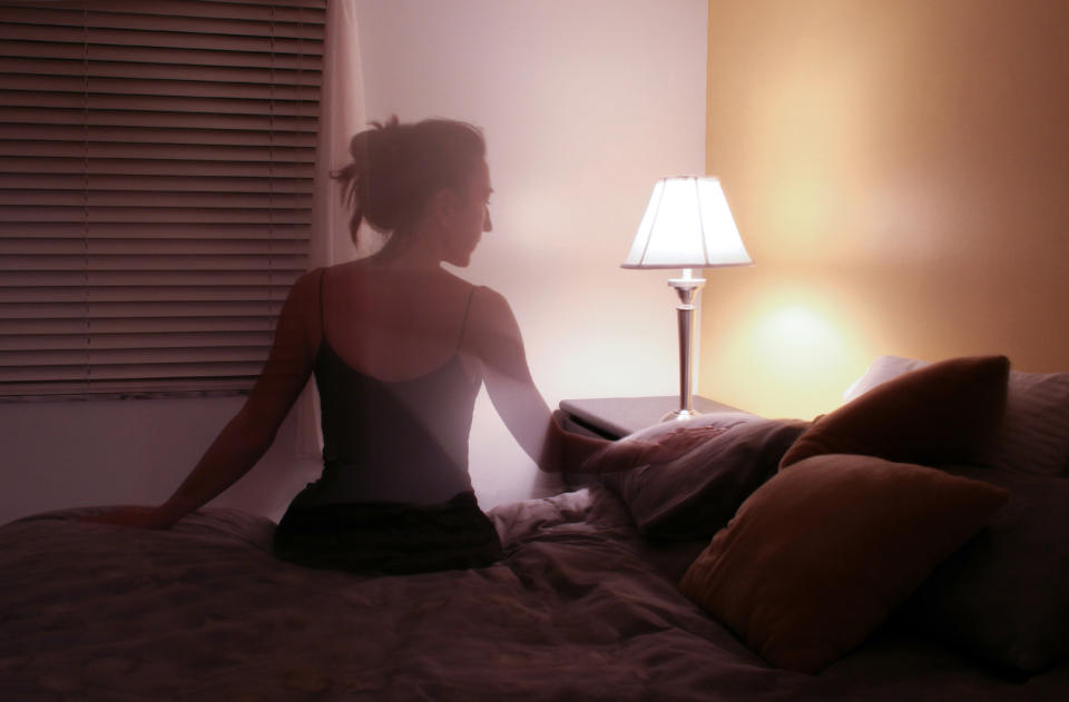 Woman struggling to sleep, one of the reasons why people might have gone off sex