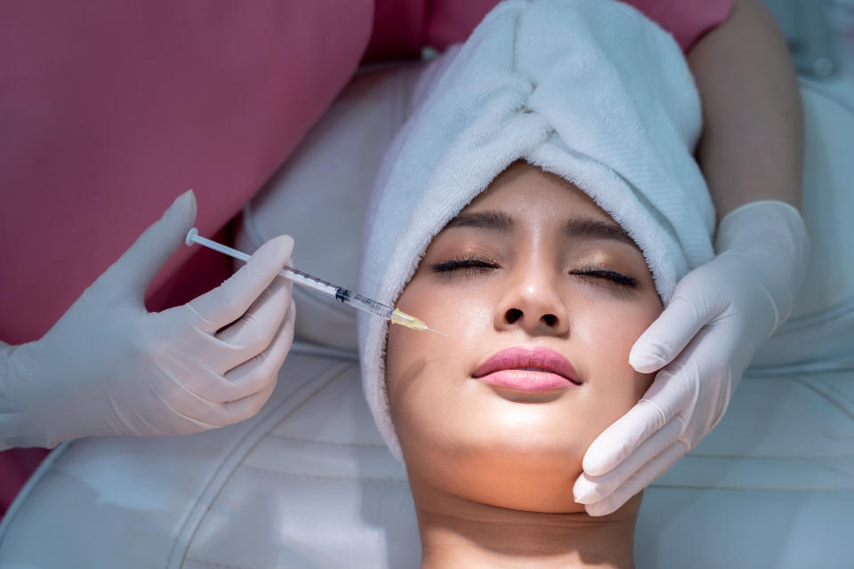 Lippenunterspritzungen sind der häufigste Eingriff in der Schönheitsbranche. (Symbolbild: Getty)