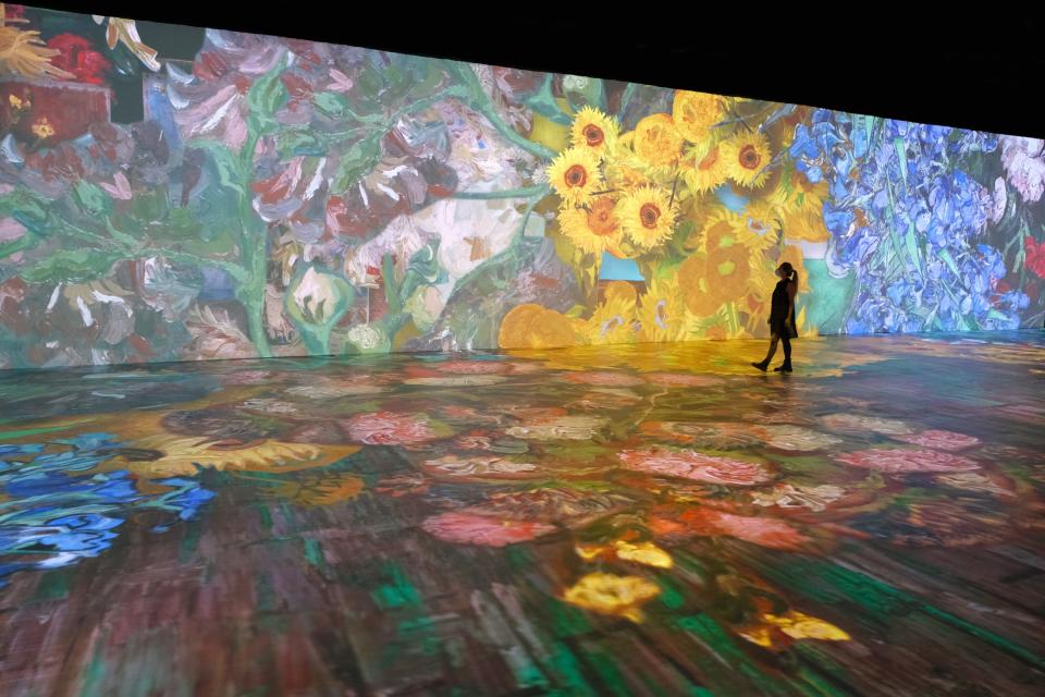 One thing that sets “Beyond Van Gogh” apart from similar exhibits currently touring the country is the music, which includes classical compositions and jazz as well as popular tunes by such artists as Don McLean and Paul Simon.