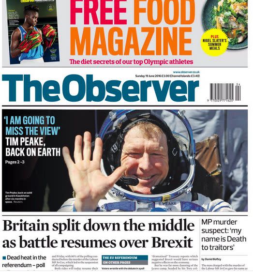 The Observer - Vota por permanecer en la UE