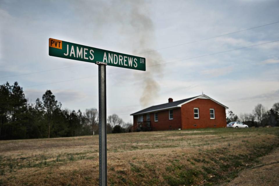 Latonya Andrews named a road on the family’s land in Norlina, NC, after her father. Andrews is the 4th generation of her family to farm these 60 acres, starting with her great-grandmother, who bought it in the 1940s. Congress in 2021 voted to provide $5 billion in aid to disadvantaged farmers (including debt relief) in the federal relief bill. But that hasn’t happened yet.