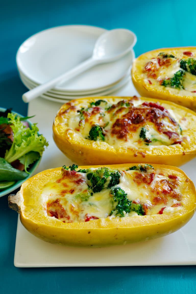 Lasagna-Stuffed Spaghetti Squash