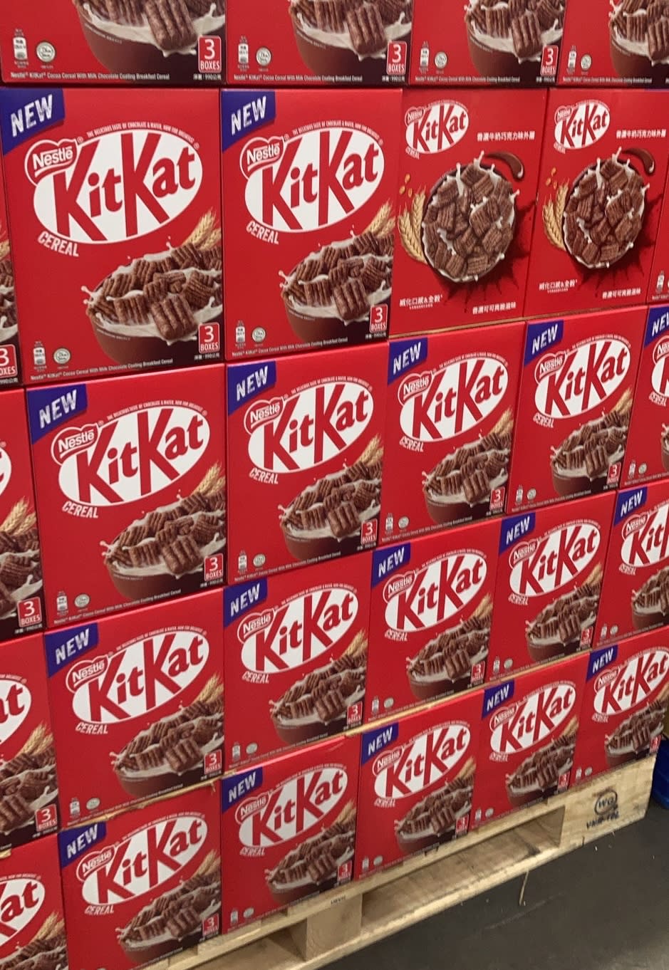 KitKat推出新品─巧克力早餐碎片。（圖／翻攝自Costco好市多 商品經驗老實說臉書）