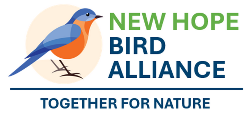 The New Hope Bird Alliance’s new logo. The group was called the New Hope Audubon Society until members voted in an overwhelming majority to rename it on Thursday, May 2, 2024.