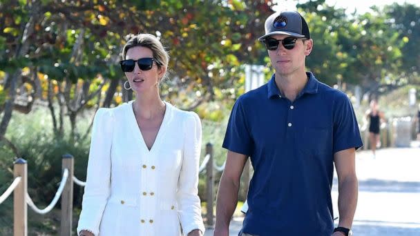 PHOTO: Ivanka Trump and Jared Kushner are seen out for a walk, Dec. 10, 2022, in Miami. (Mega/GC Images/Getty Images)