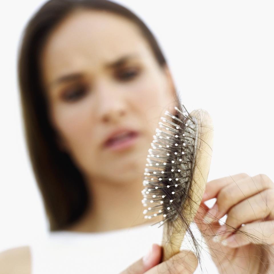 woman hair loss