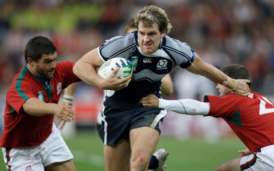 Lamont playing for Scotland in the 2007 Rugby World Cup - AP/Mark Baker