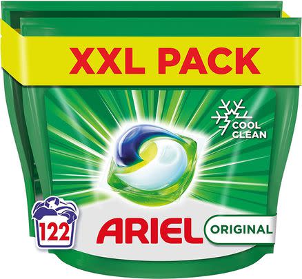 Get 32% off this 122 pack of Ariel washing tablets