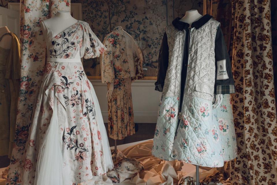 Pieces from Erdem spring summer 2024 at Chatsworth (India Hobson)