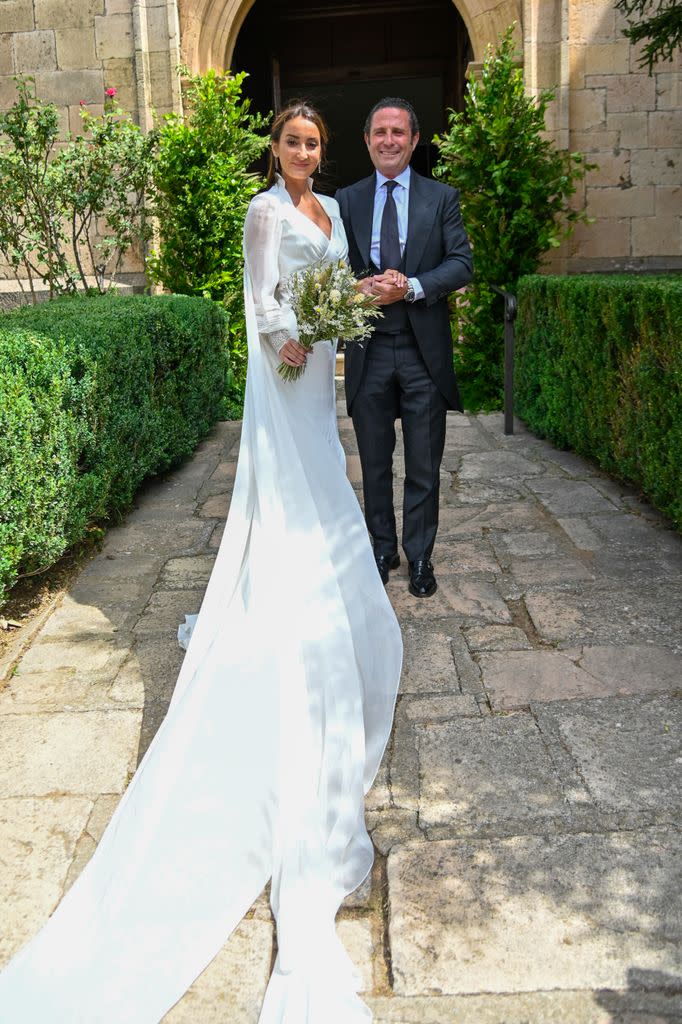 Boda Lucía Pombo vestido de novia