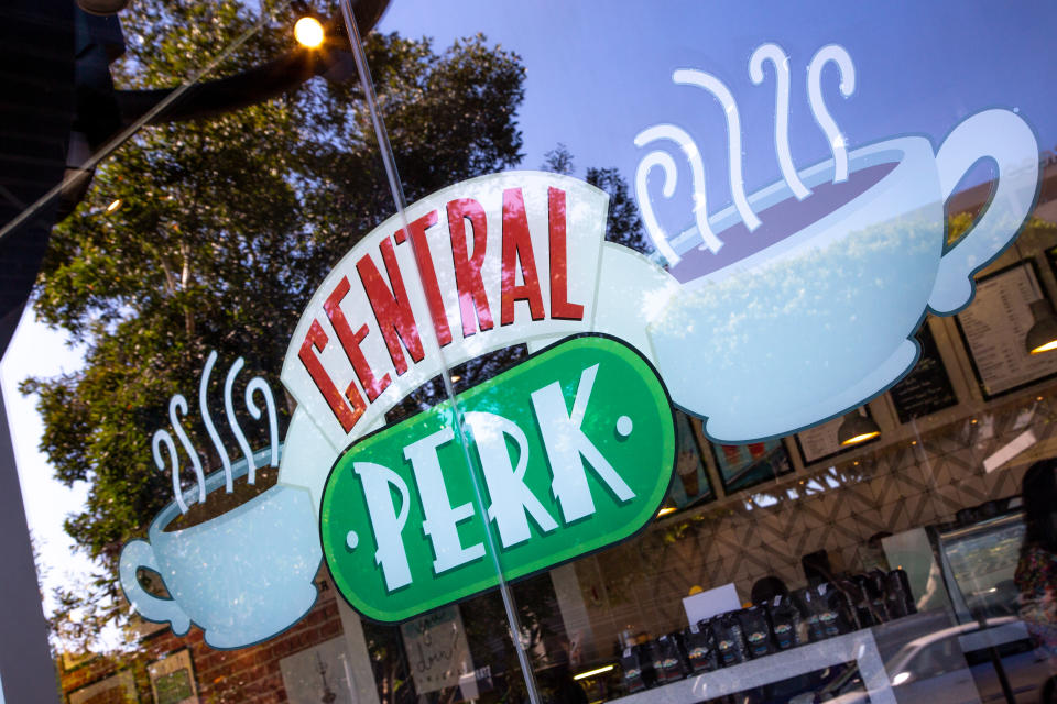The famous Central Perk coffee shop