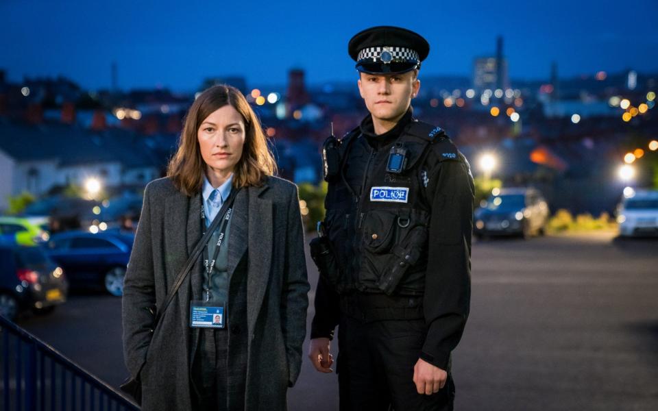 Who's really in charge? Ryan has threated his boss, Jo Davidson (Kelly Macdonald) - Steffan Hill/BBC