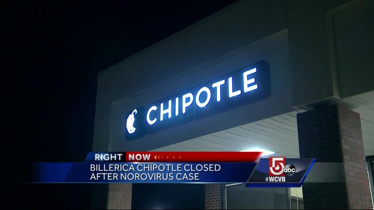 1 Chipotle Worker Diagnosed with Norovirus in Billerica