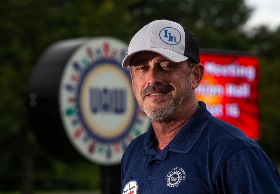 UAW Local 862 President Todd Dunn on Aug. 14, 2023.