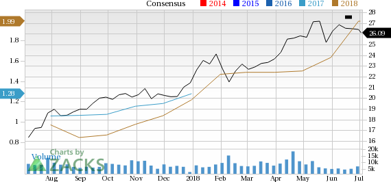 Equinor (EQNR) is seeing solid earnings estimate revision and has a favorable Zacks rank, making it well positioned for future earnings growth.