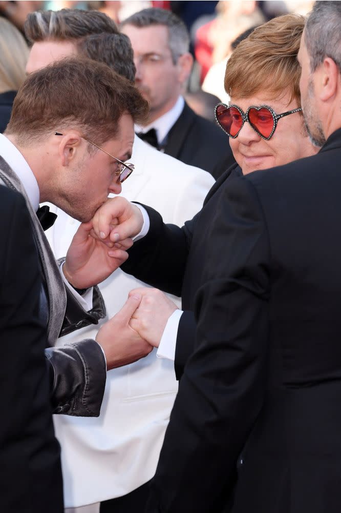 Taron Egerton and Elton John | David Fisher/REX/Shutterstock