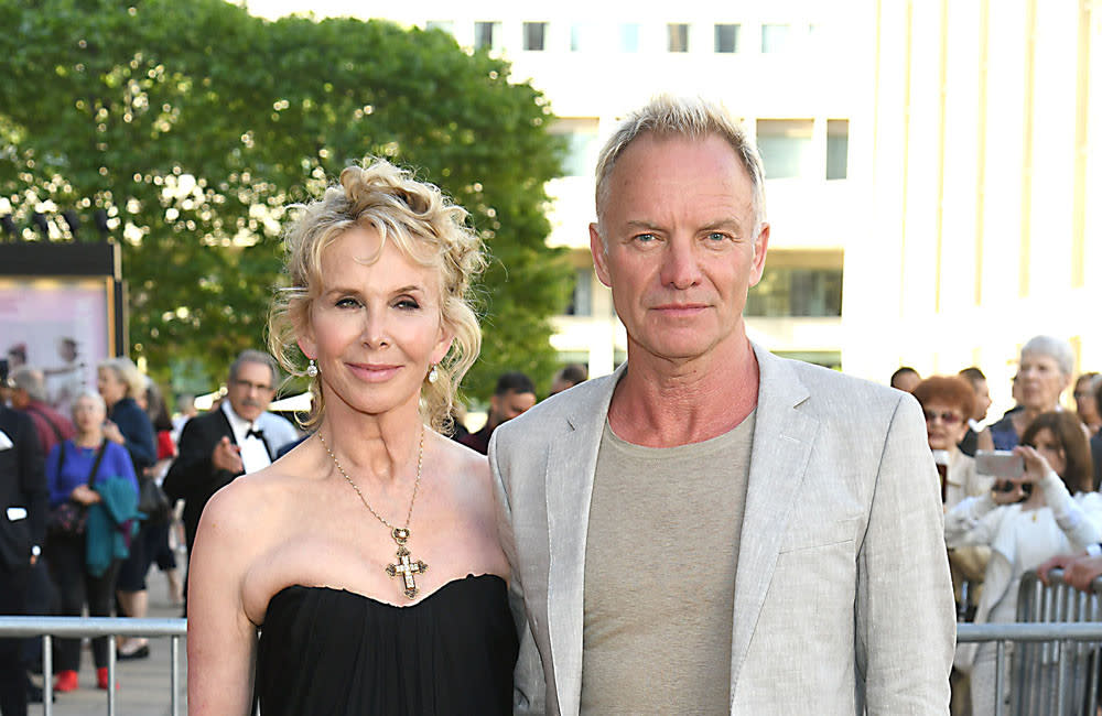 Sting loves the ongoing obsession with his apparent seven-hour tantric sex sessions credit:Bang Showbiz