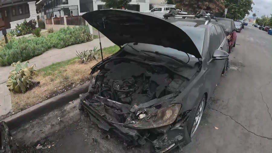 Car owners burnt by city trash truck fire yet to be paid