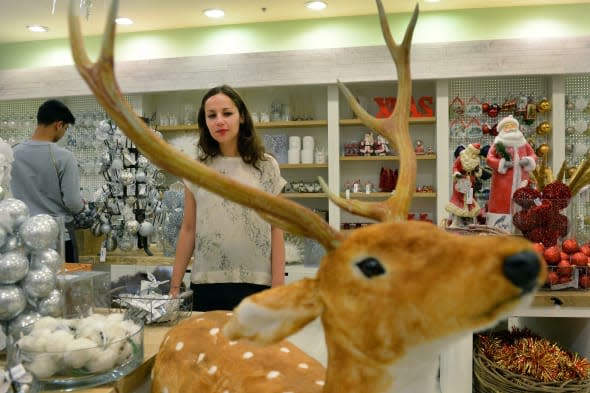 Selfridges Christmas Shop opening 2014