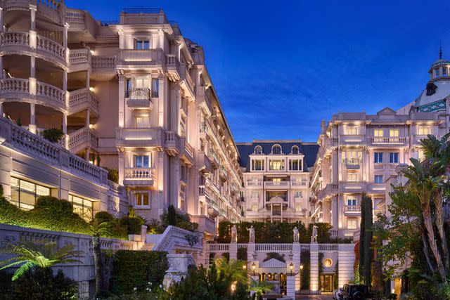 <p>Will Pryce/Courtesy of Hotel Metropole Monte-Carlo</p> The exterior of the Hotel Metropole Monte Carlo in Monaco.