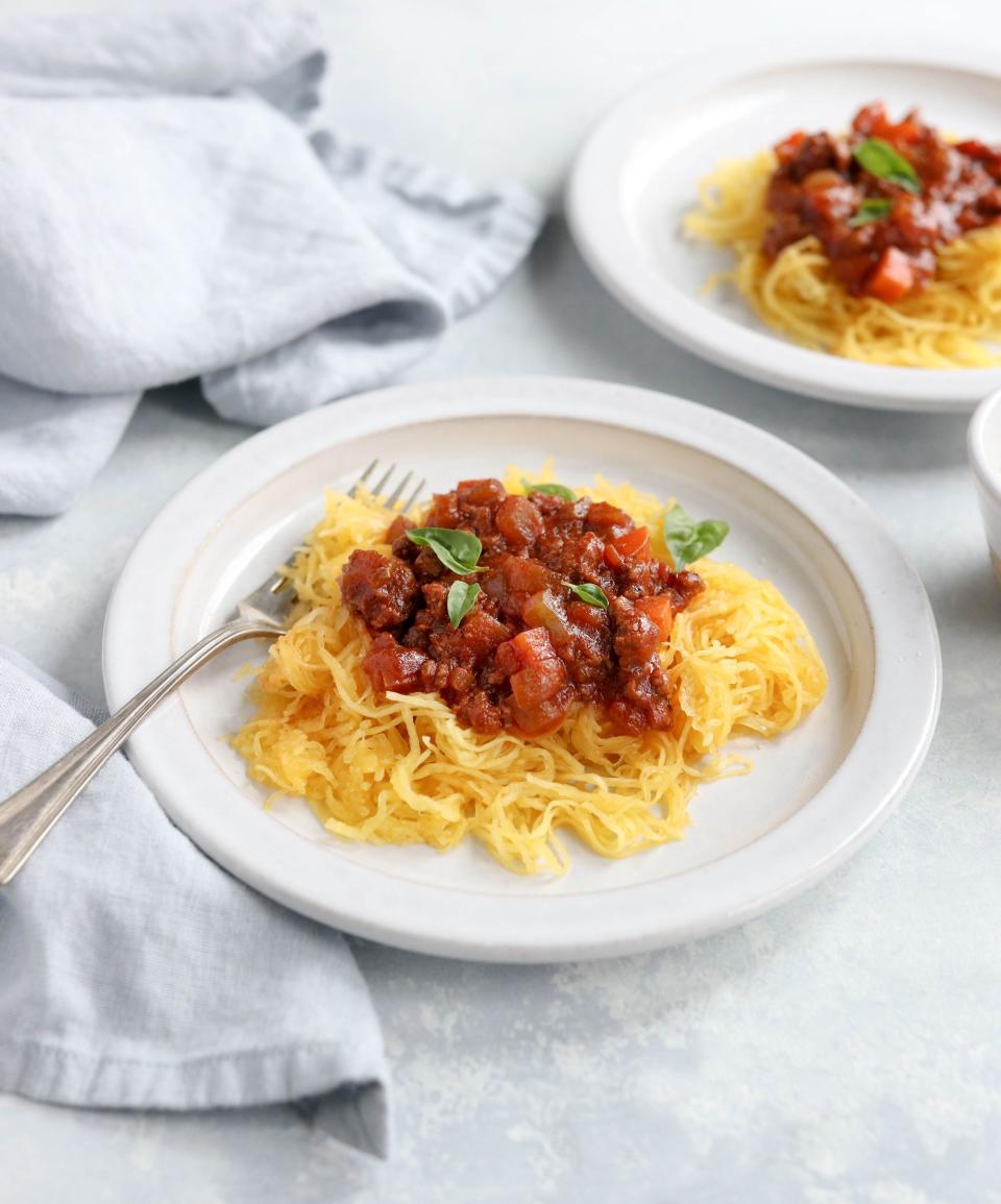 One-Pot Turkey Bolognese With “Spaghetti”