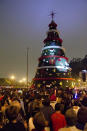 El árbol de Navidad Ibirapuera, en Sao Paulo, Brasil. Caio Buni/News Free/LatinContent/Getty Images