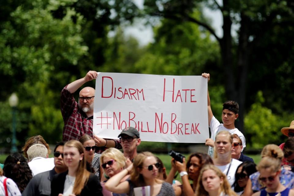 Democrats stage gun-control House sit-in