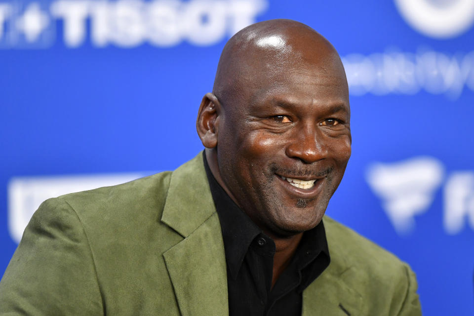 Michael Jordan's agent thinks MJ would have no problem dominating today's NBA. (Photo by Aurelien Meunier/Getty Images)