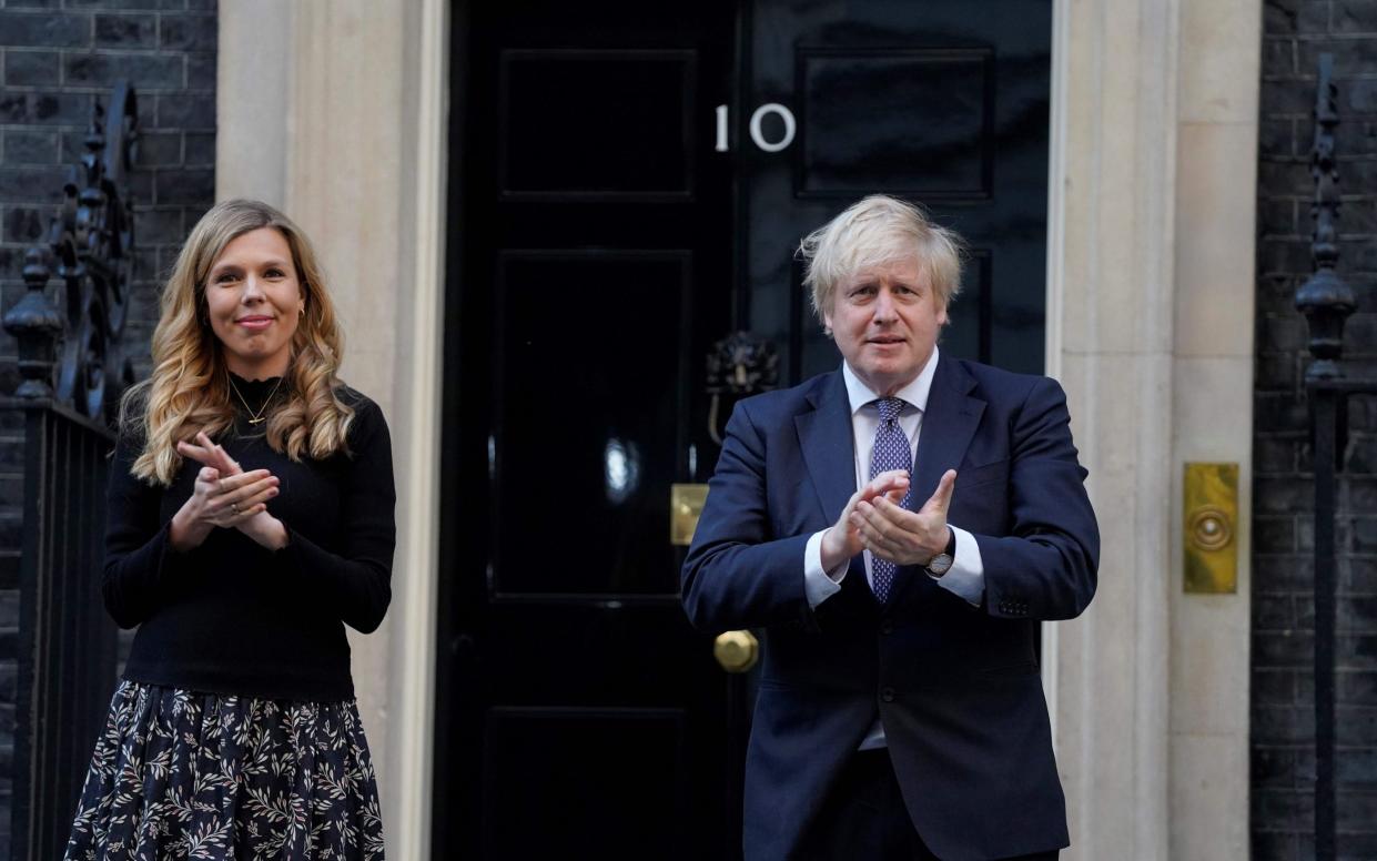 carrie symonds redecoration - Andrew Parsons/AFP