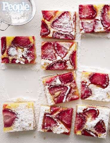 <p>Fred Hardy II</p> Gail Simmons' Strawberry Lemonade Bars