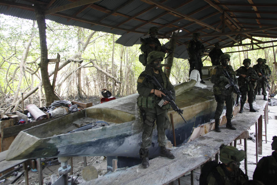 Colombia cocaine submarine