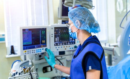   <span class="attribution"><a class="link " href="https://www.shutterstock.com/image-photo/artificial-lung-ventilation-monitor-intensive-care-1686602005" rel="nofollow noopener" target="_blank" data-ylk="slk:Vadym Stock/Shutterstock;elm:context_link;itc:0;sec:content-canvas">Vadym Stock/Shutterstock</a></span>