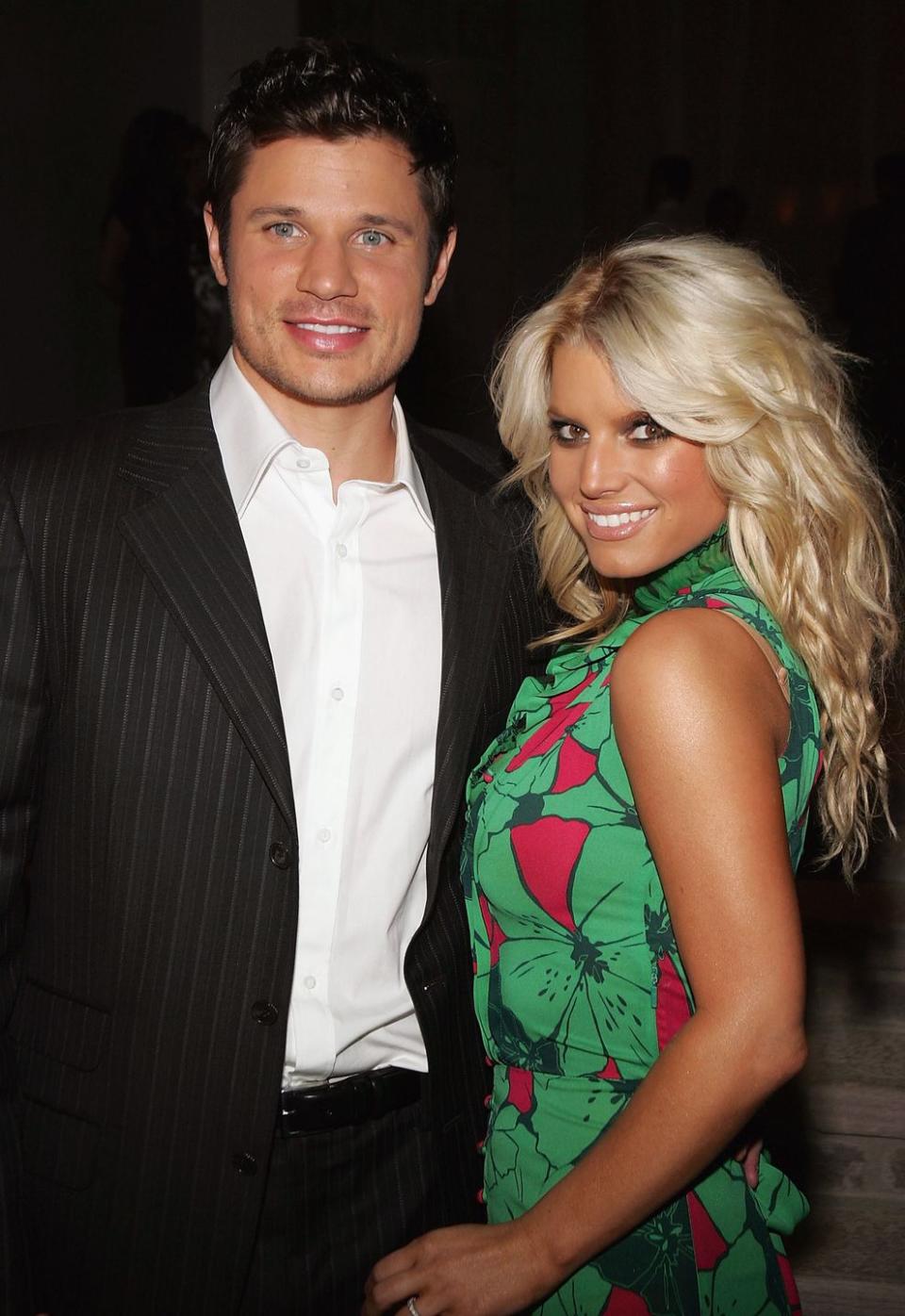 Then: Jessica Simpson and Nick Lachey