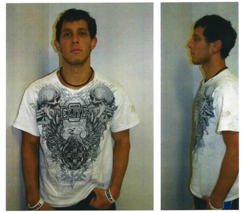 Photo of Oscar Olea taken by Key Biscayne police in June of 2011 at the time he called in a report over a companion walking drunkenly down Crandon Boulevard. He was not arrested. Courtesy of the Key Biscayne Police Department