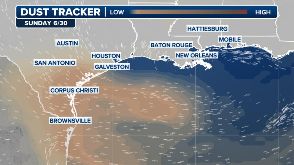 Texas Saharan Dust