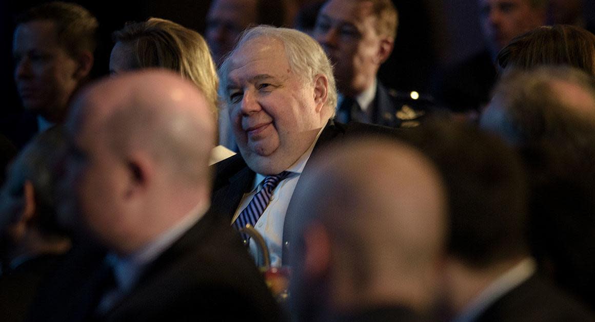 Sergey Kislyak met with many members of Mr Trump's team: Getty