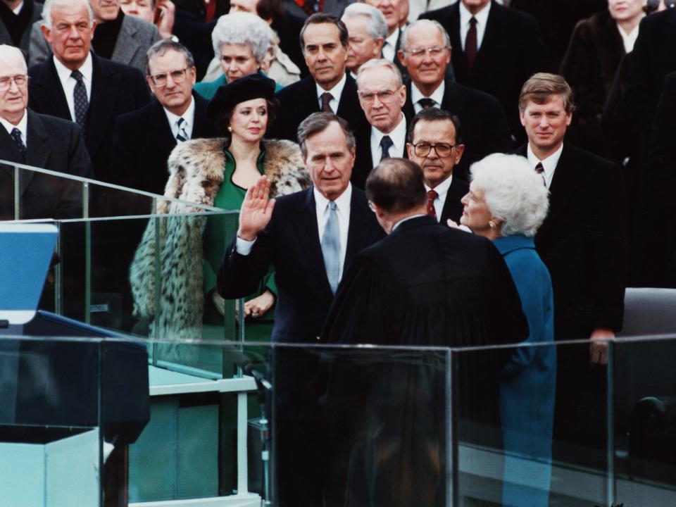 George HW Bush Inauguration
