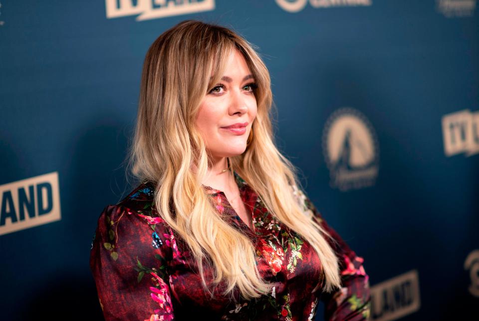 Hilary Duff attends the first Comedy Central, Paramount Network and TV Land Press Day, on May 30, 2019 in Los Angeles, California.
