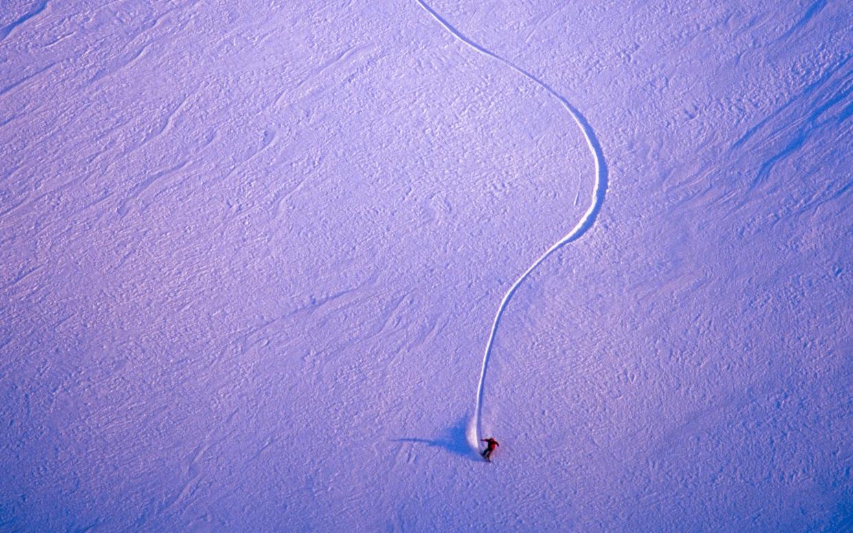 Iran's backcountry terrain is covered in light dry powder, the perfect recipe for off-piste skiing. - This content is subject to copyright.