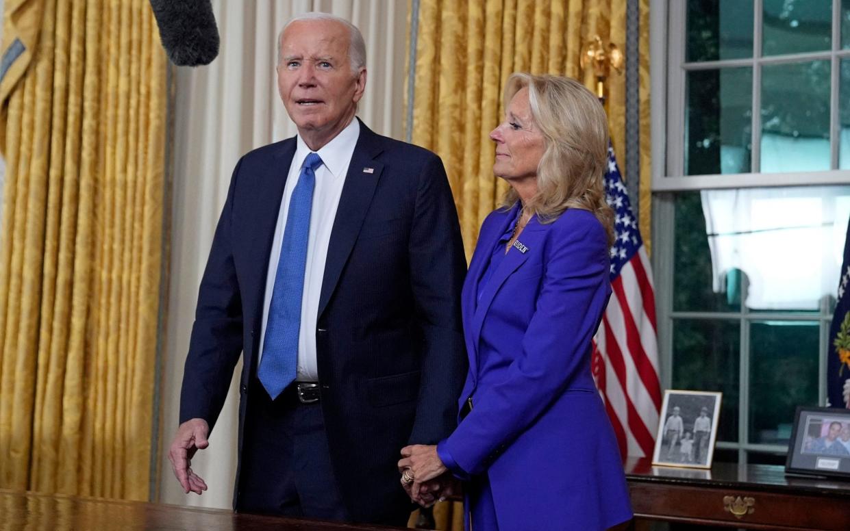 Joe Biden with First Lady Jill Biden