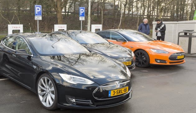 NETHERLANDS-TRANSPORT-ELECTRIC-CAR