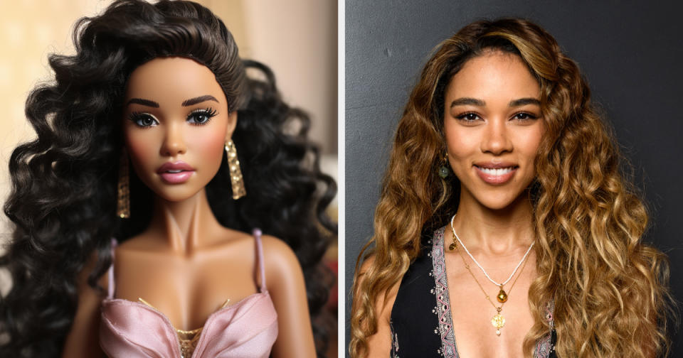 Doll Alexandra vs. human Alexandra