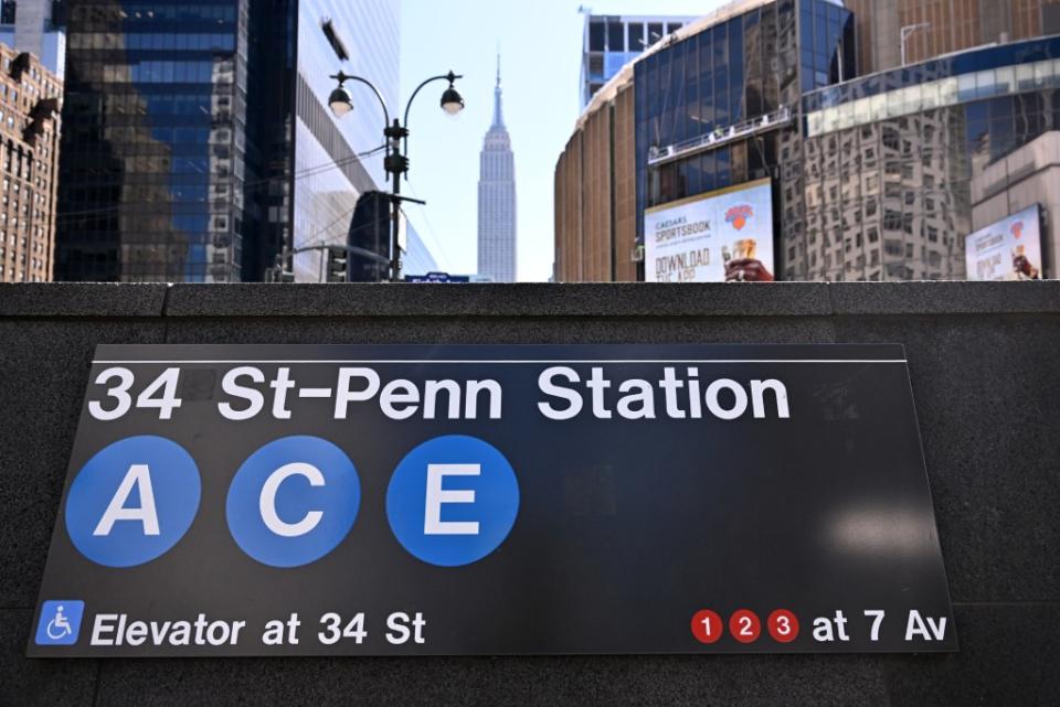 The assault took place on board an uptown A train pulling into the 34th Street – Penn Station hub Paul Martinka