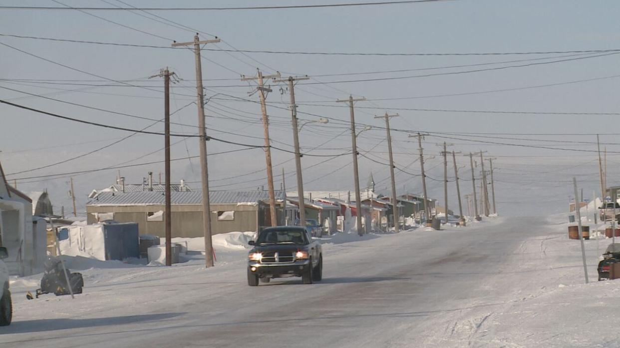 Baker Lake, Nunavut. A young man went missing between Baker Lake and Rankin Inlet on April 19. His body was found on April 22, about 140 kilometres outside of Baker Lake.  (Travis Burke/CBC - image credit)