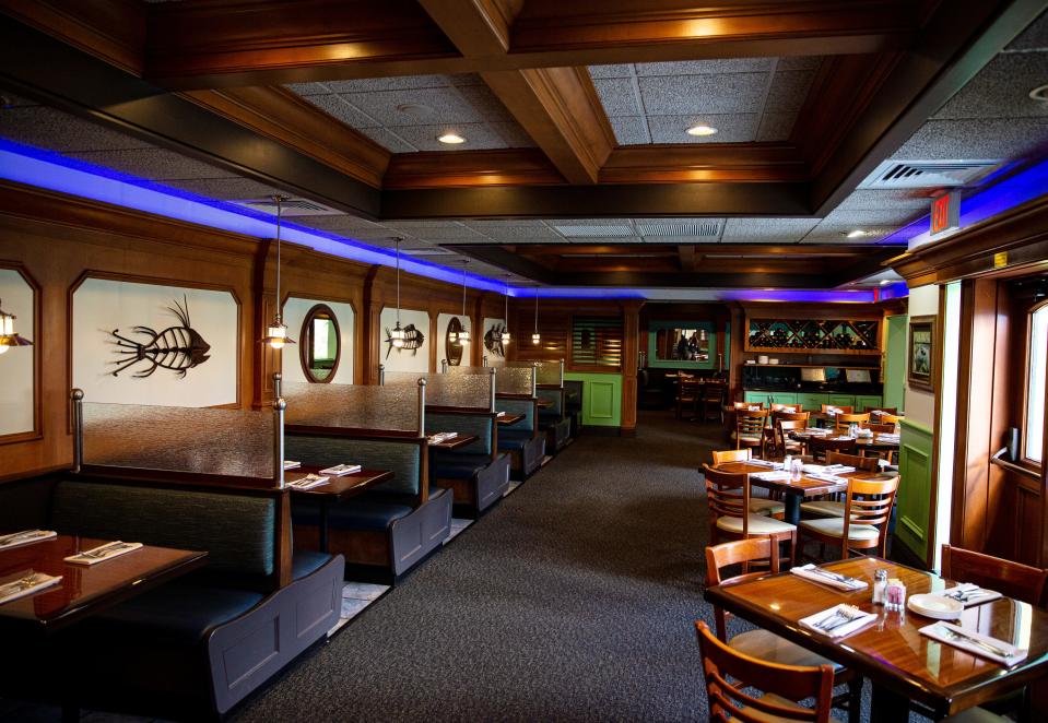 The dining area in The Prawnbroker. The Fort Myers restaurant is celebrating 40 years in business. 